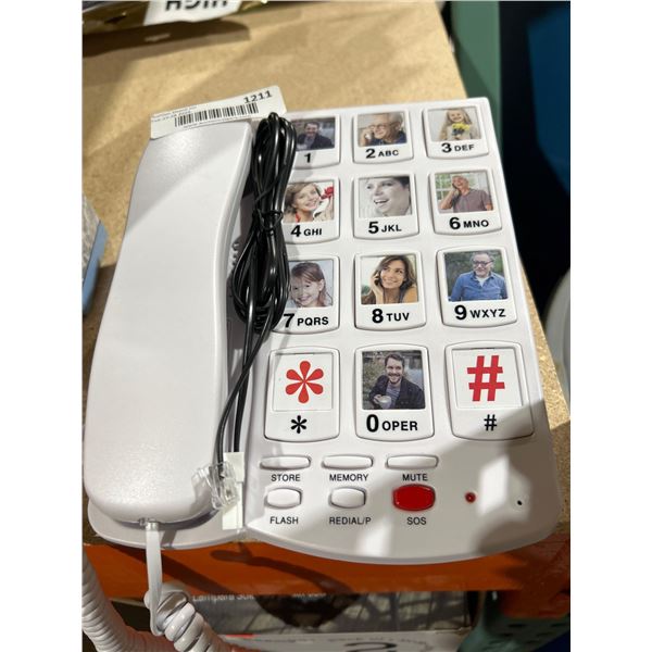 Big Button Land Line Phone For Visually Impaired