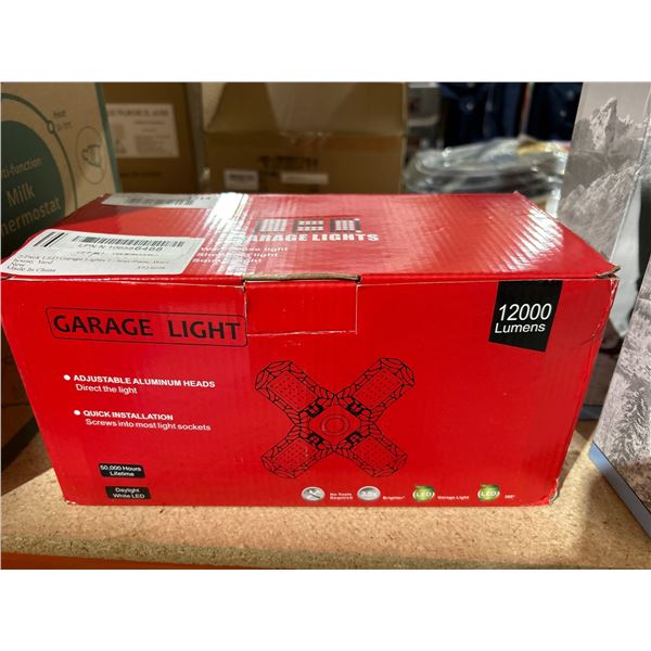 2 Pack LED Garage Lights 12000 Lumens