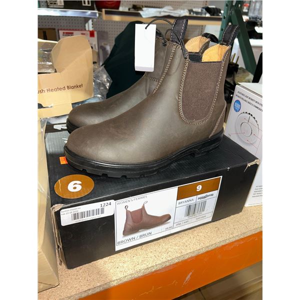 Aquatherm Bryanna Ladies Ankle Boots Size 9 Brown