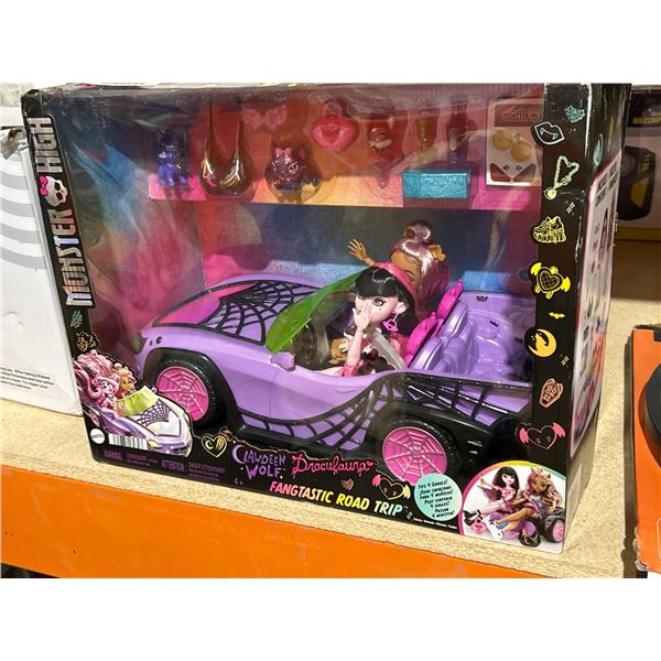 Monster High Clawdeen Wolf & Draculaura Fangtastic Road Trip