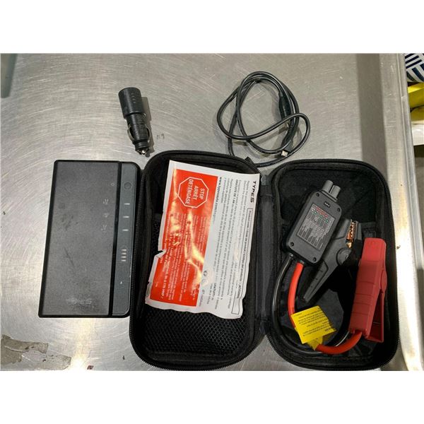 Type S Car Jumper Pack & Portable Battery with Flashlight