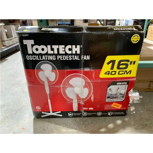 Tooltech Oscillating Pedistal Fan 16"