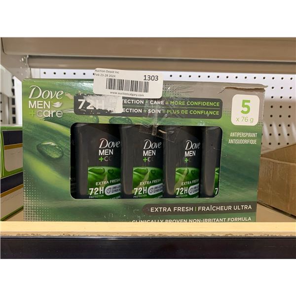 Dove Men Care Antiperspirant  + 5 Pack 5x76g