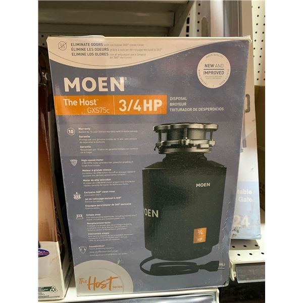 Moen The Host 3/4 Hp Under Sink Garbage Disposal