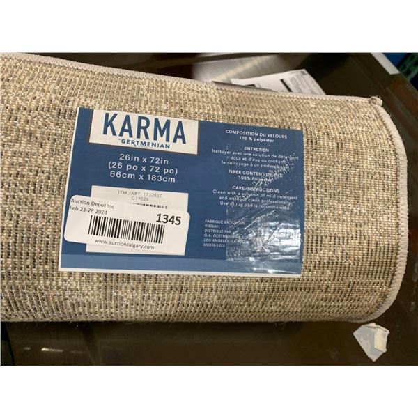 Karma Gertmenian 26"x72" Hall Runner