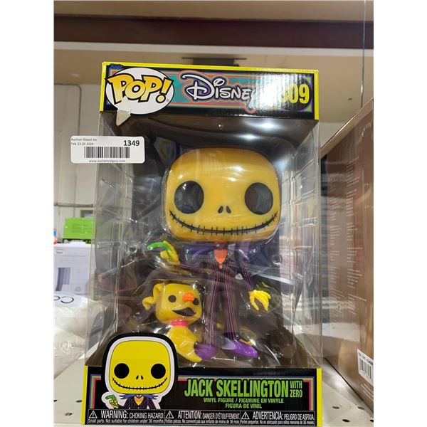 Funko Pop Jumbo: The Nightmare Before Christmas - Jack & Zero (Blacklight), 18.29 x 8.89 x 27.69 cm;