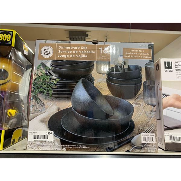 Over and Back 16 Pc Dinnerware Set