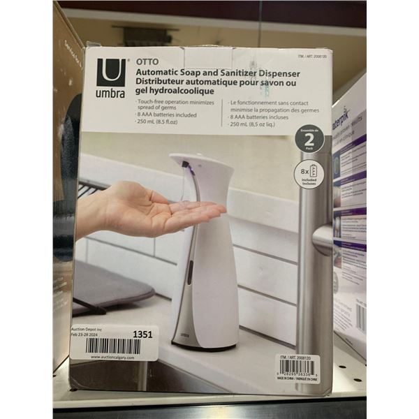 umbra Otto Auto Soap Dispenser  - Pack of 2
