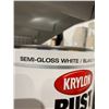 Image 2 : Krylon Rust protector semi-gloss white paint 3.78L