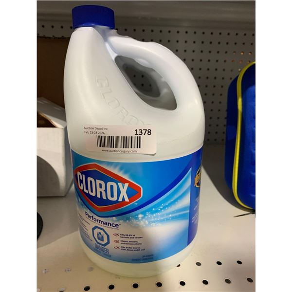 Lot of 3 Clorox Bleack 3.57L