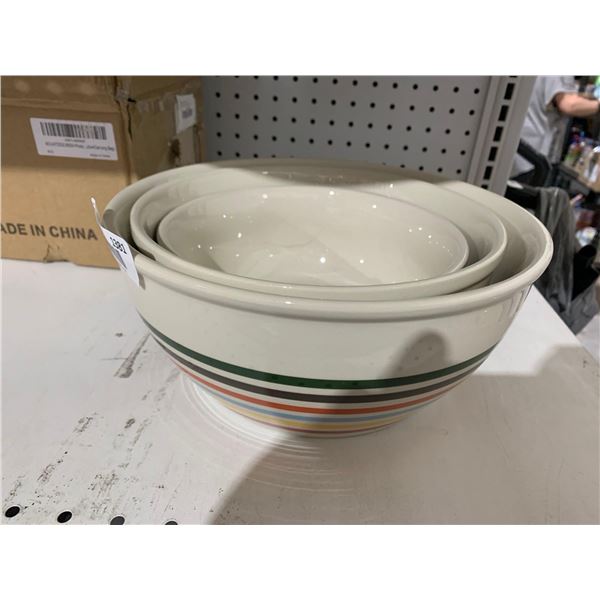 Lot of 3 Kitchen Baking Bowls