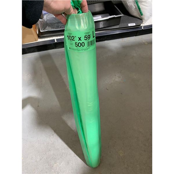 102"x59'L ft Plastic Sheet