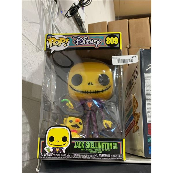 Funko Pop Jumbo: The Nightmare Before Christmas - Jack & Zero (Blacklight), 18.29 x 8.89 x 27.69 cm;