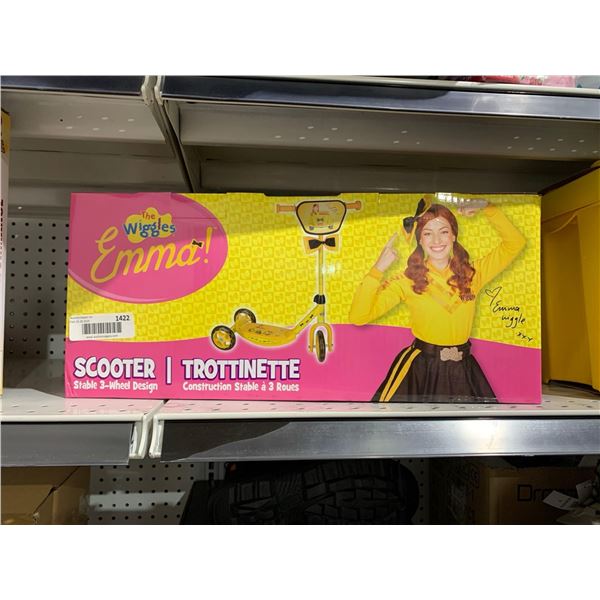 The Wiggles "Emma" 3 Wheeled Scooter