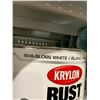 Image 2 : Krylon Rust protector semi-gloss white paint 3.78L