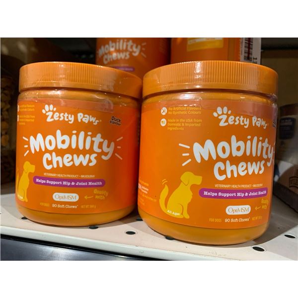 Zesty paws mobility chews 2 x 90 chews