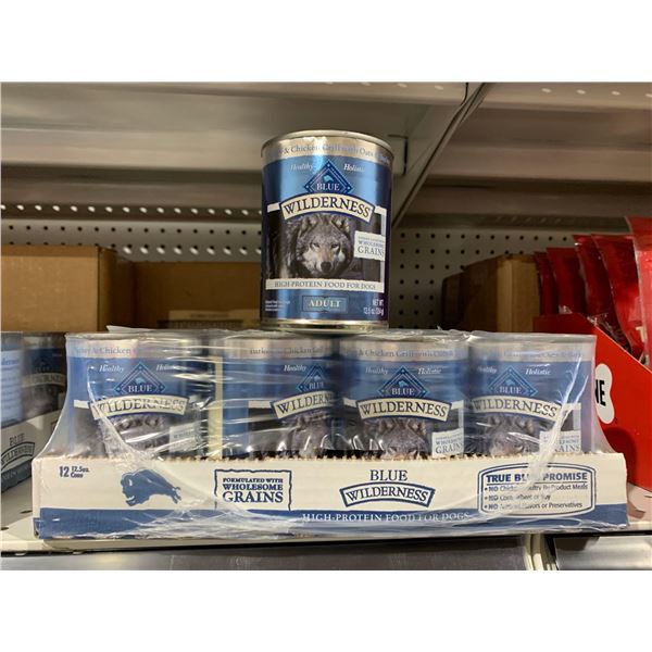 Blue Buffalo Wilderness High Protein Adult Canned Dog Food 12 x 12.5oz