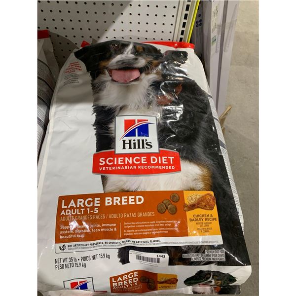 Hill's Science Diet Large Breed Adult 1-5 Dog Kibble 35lbs