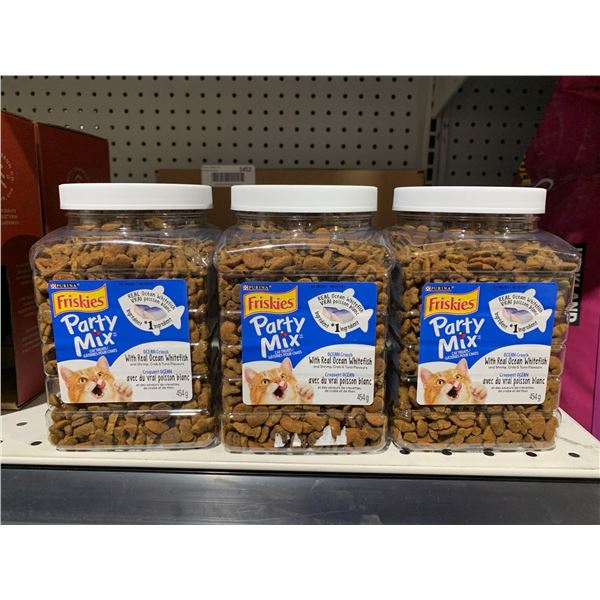 Purina Friskies Party Mix Cat Treats 3 x 454g