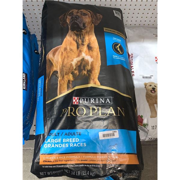 Purina ProPlan Adult Large Breed Dog Kibble 34lb