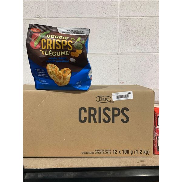 Dare Veggie Crisps Zesty Ranch 12 x 100g