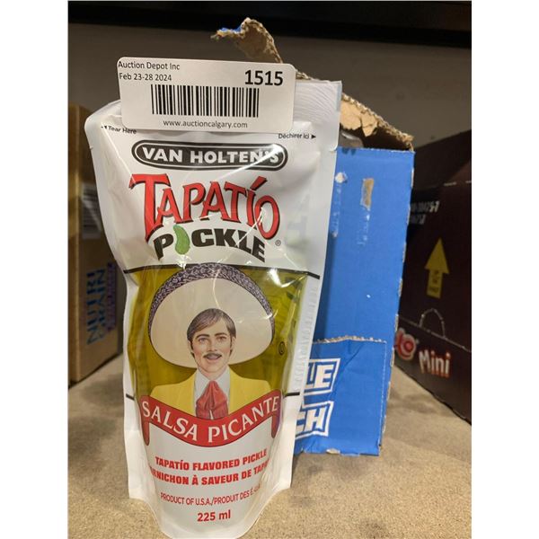 Van Holtens Tapatio Pickle Salsa Picante Case of 12 Individually Wrapped Pickles