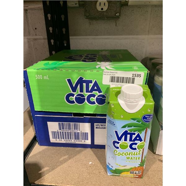 VitaCoco Coconut Water Pineapple 500ml x 12