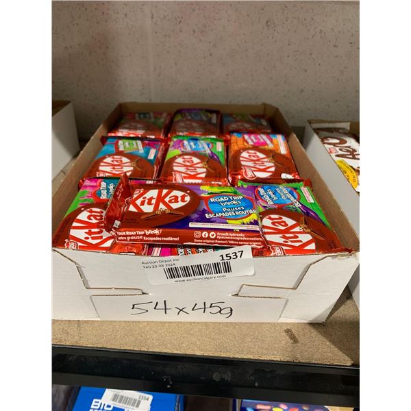 Nestle KitKat Chocolate Bars 54 x 45g