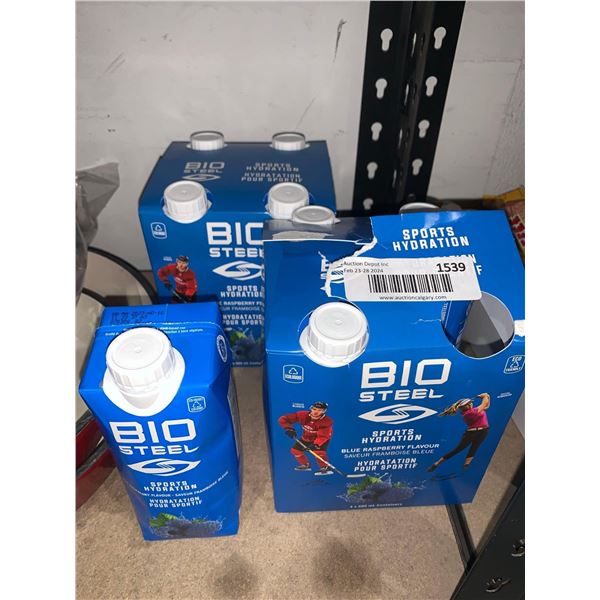 Bio Steel Sports Hydration Blue Raspberry Flavor 8 x 500ml