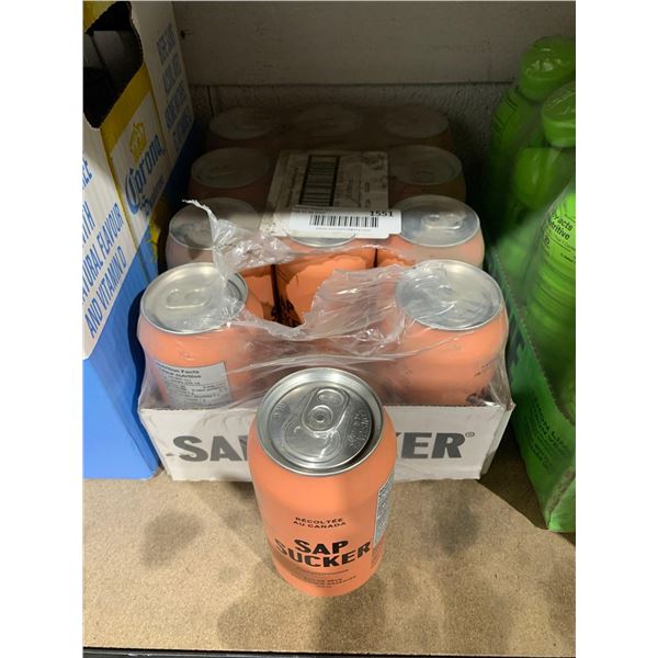 Sap Sucker Grapefruit One Organic Sparkling Water 355ml x 12