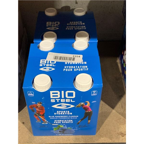 Bio Steel Sports Hydration Blue Raspberry Flavor 8 x 500ml