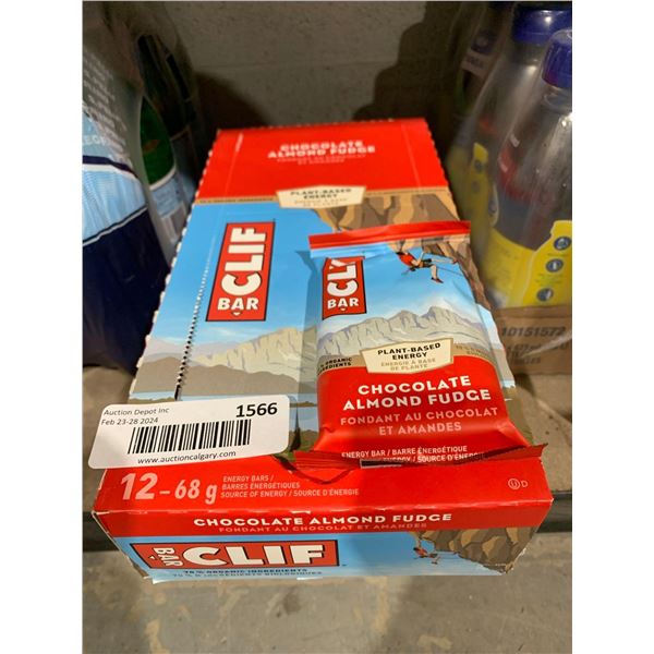 Cliff Bar Plant Based Energy Chocolate Almond Fudge 12 x 68g