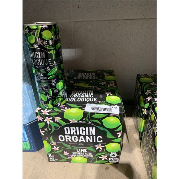Origin Organic Lime Sparkling Water 12 x 355ml