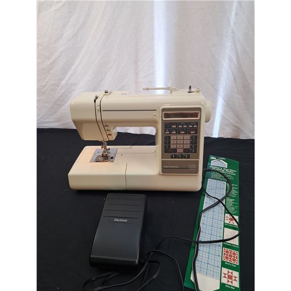 Kenmore 150 Sewing Machine with Quilters Drafting Ruler