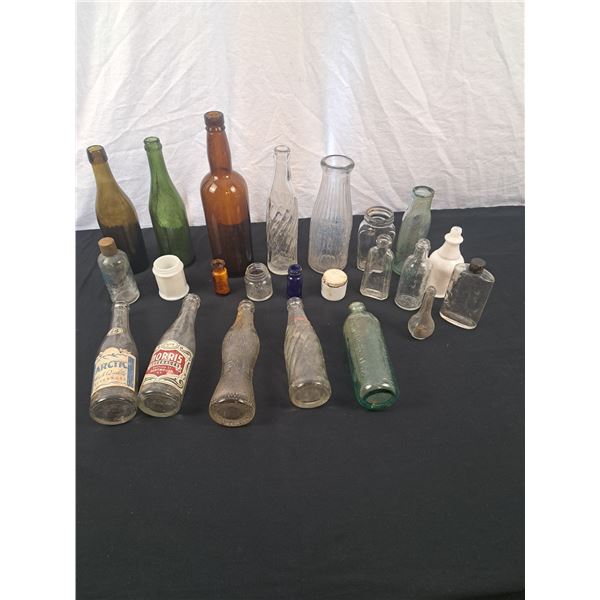 Assorted Vintage Bottles