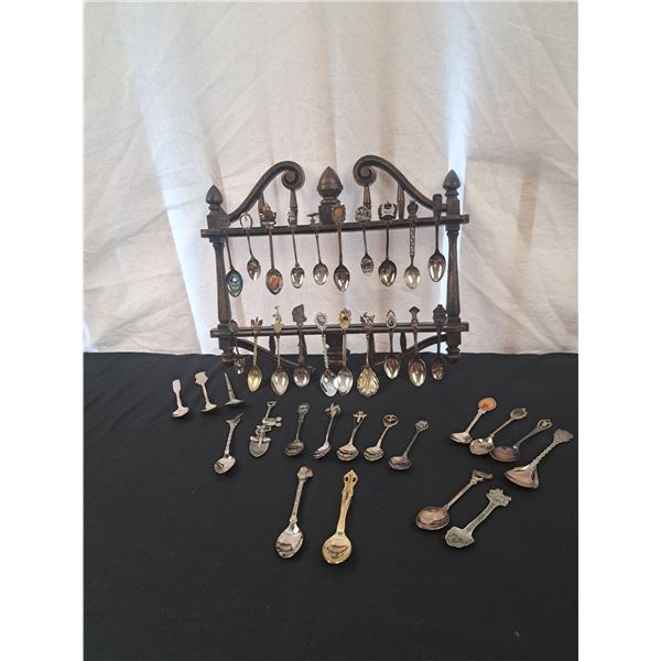 Spoon Collection with Rack