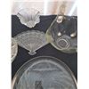 Image 2 : Glass and Crystal Serving Dishes with Vase