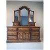 Image 1 : Wooden Dresser with Mirror