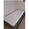 Image 1 : Twin Bed-Frame with Mattress and Boxspring