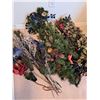 Image 2 : Christmas Garlands and Faux Flower Sticks