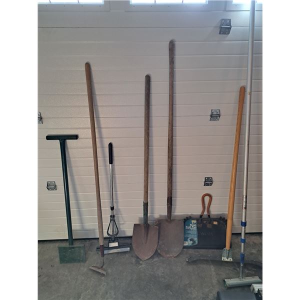 Assortment of Shop and Yard Tools