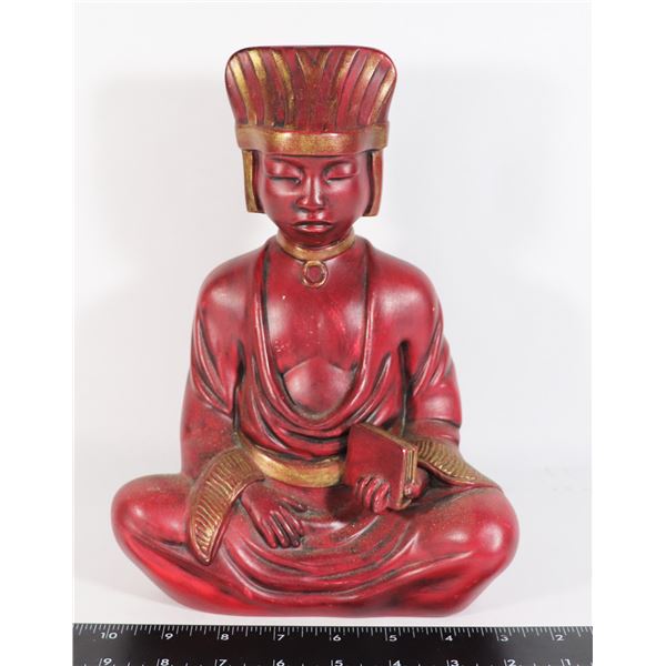 DECORATIVE MAN MEDITATING 10" TALL