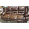Image 1 : DOUBLE RECLINING SOFA, ONLY A FEW YEARS OLD