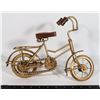 Image 1 : DECORATIVE GOLD TONE BIKE
