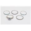 Image 1 : NEW 5PC SIZE 9 BOHO STYLE RING SET