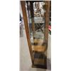 Image 2 : CURIO CABINET, MIRRORED BACK. LIGHTED