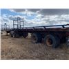 Image 12 : (Selling offsite, Ashmont,, PH (780) 646-0727 ) 1996 Lode King B-Train flat deck c/w bale rigging, 1