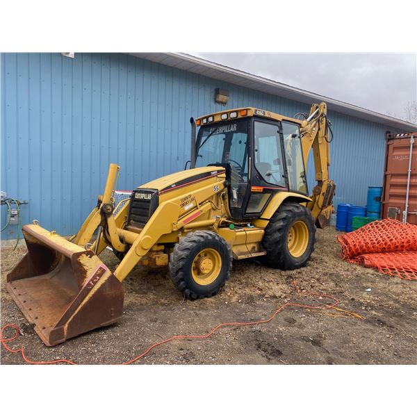 Cat 416C Backhoe, showing 7681 hrs