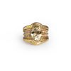 Image 1 : 18k Yellow Gold Heliodor & Diamond Ring