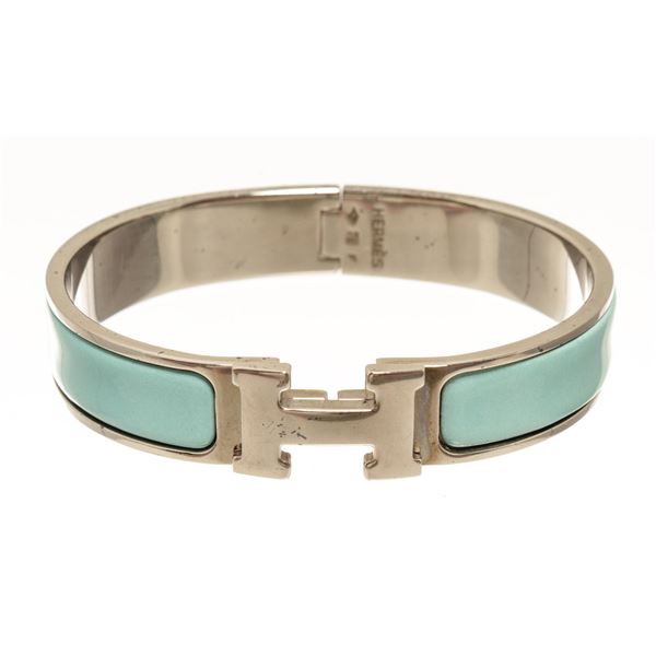 Hermes Palladium Clic Clac H Bangle